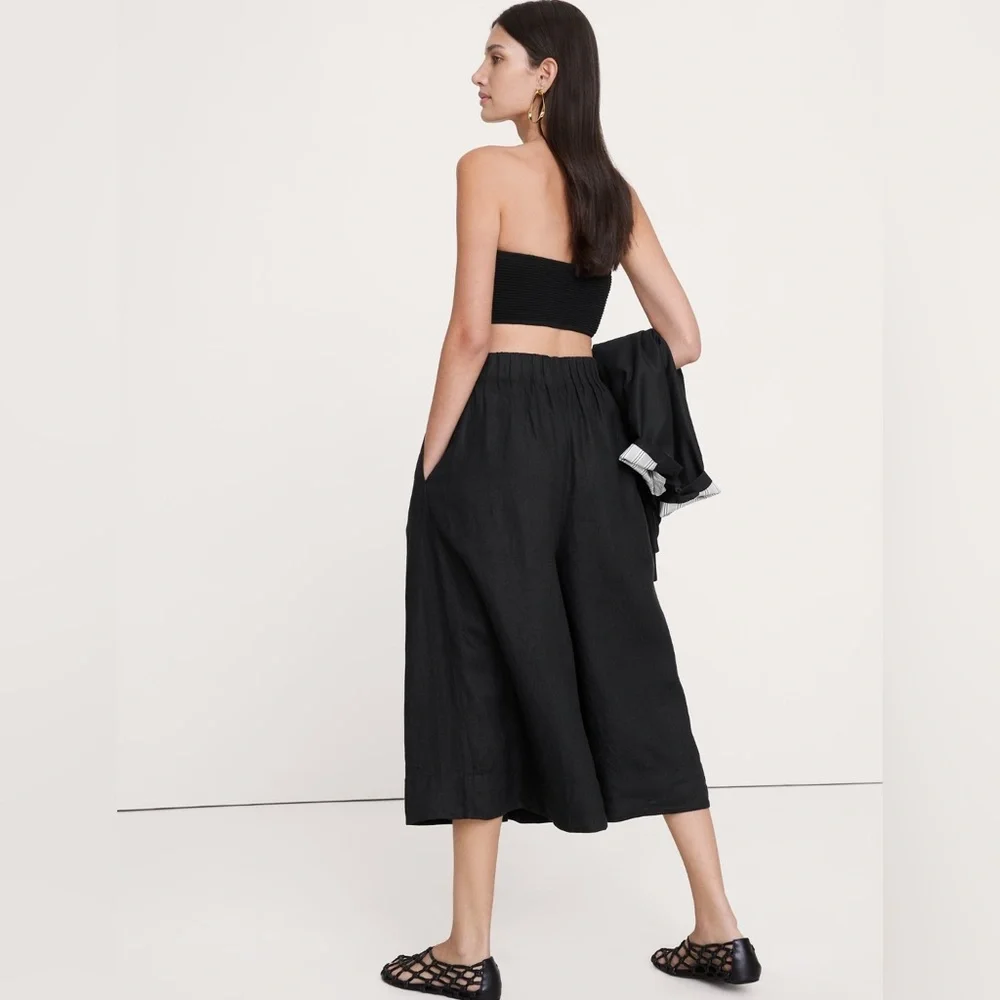 NWT! Banana Republic Black Linen Culotte - Multiple 🕰️